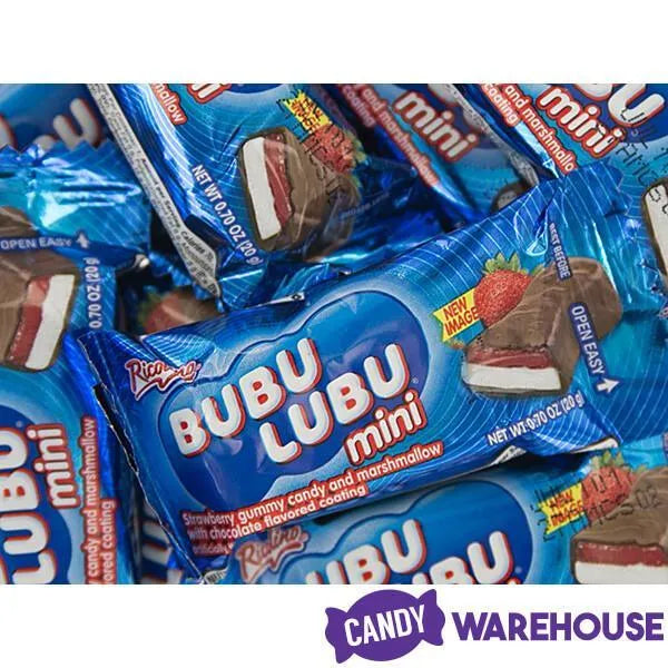 Ricolino Bubu Lubu Mini Candy Bars: 50-Piece Box