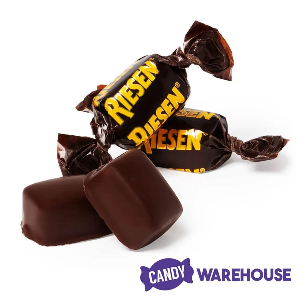 Riesen Chewy Chocolate Caramel 12-Ounce Bag: 12-Piece Box