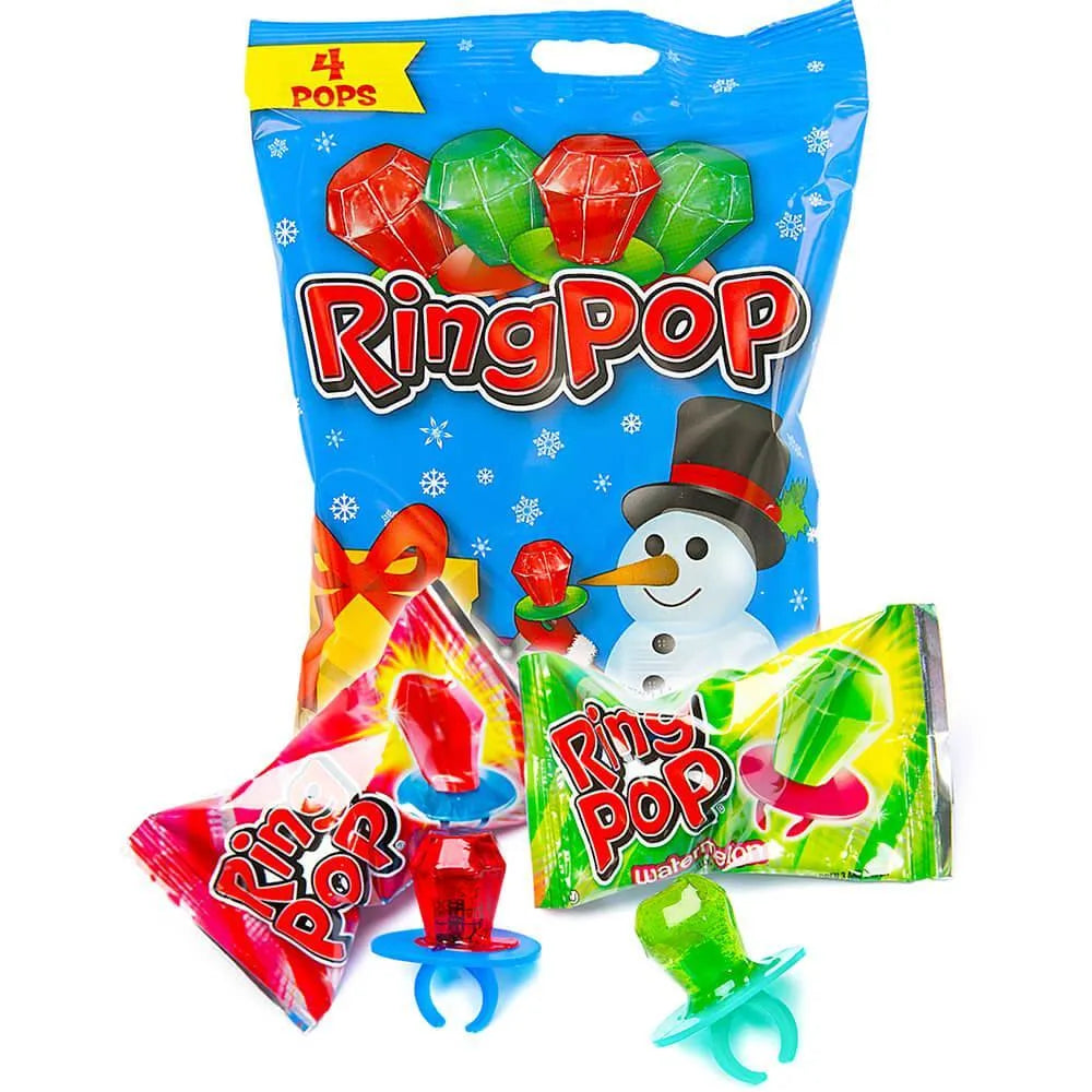 Ring Pops Christmas 4-Packs: 12-Piece Box