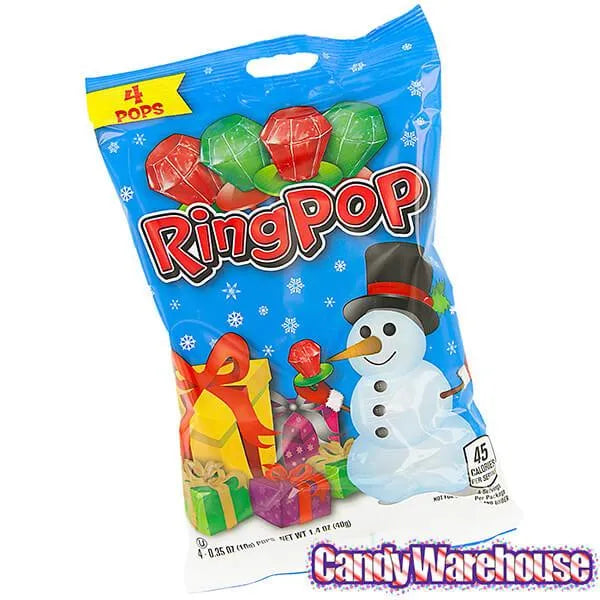 Ring Pops Christmas 4-Packs: 12-Piece Box