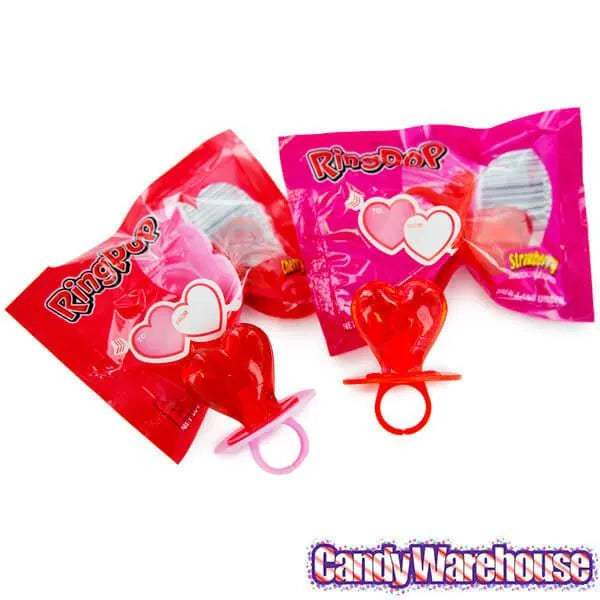 Ring Pops Valentine Heart: 36-Piece Box