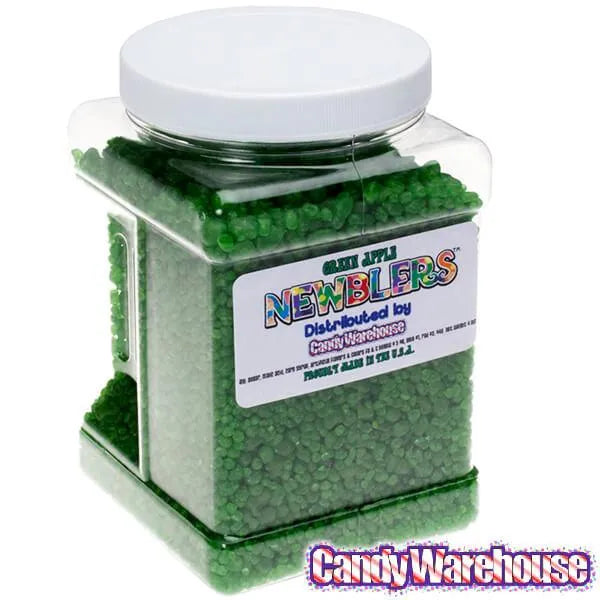 Rock Candy Chewy Nuggets - Green Apple: 4LB Tub