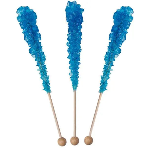 Rock Candy Crystal Sticks - Blue: 120-Piece Case