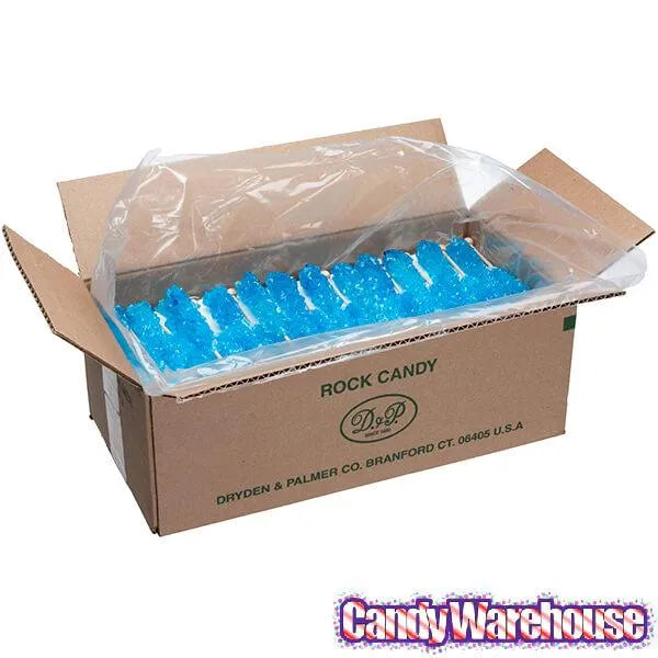 Rock Candy Crystal Sticks - Blue: 120-Piece Case