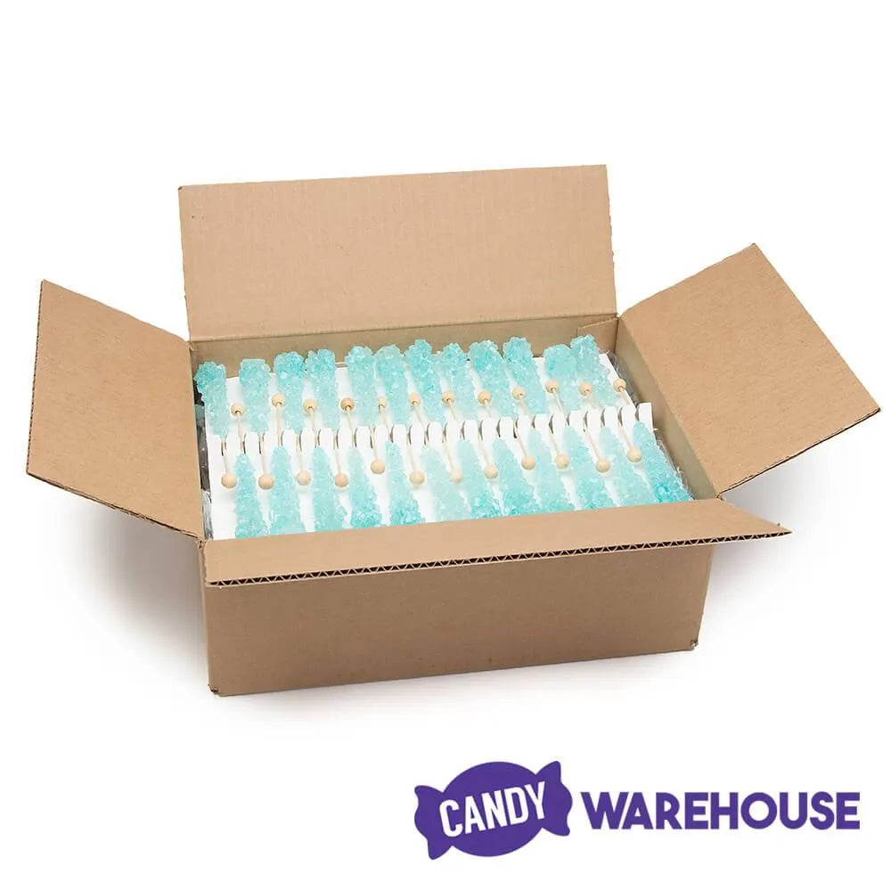 Rock Candy Crystal Sticks - Light Blue: 120-Piece Case