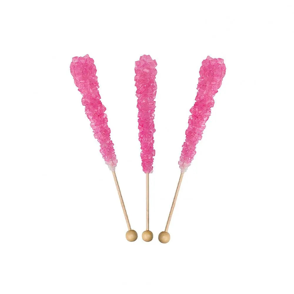 Rock Candy Crystal Sticks - Light Pink: 120-Piece Case