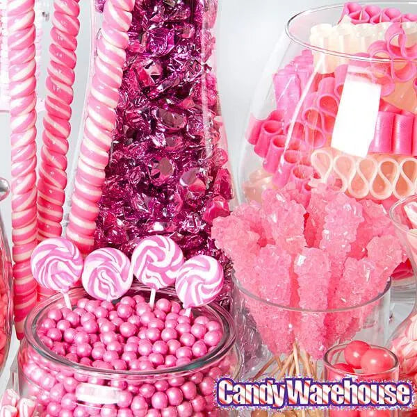 Rock Candy Crystal Sticks - Light Pink: 120-Piece Case