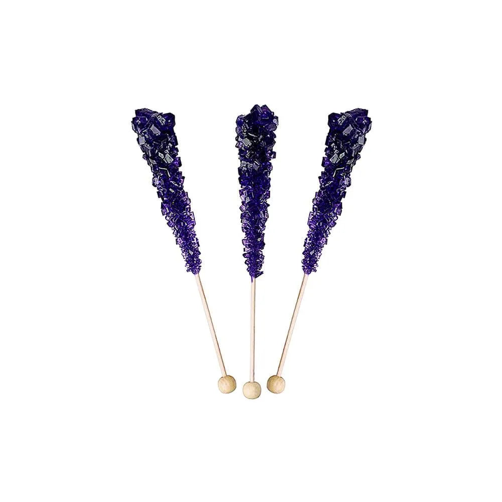 Rock Candy Crystal Sticks - Purple: 120-Piece Case