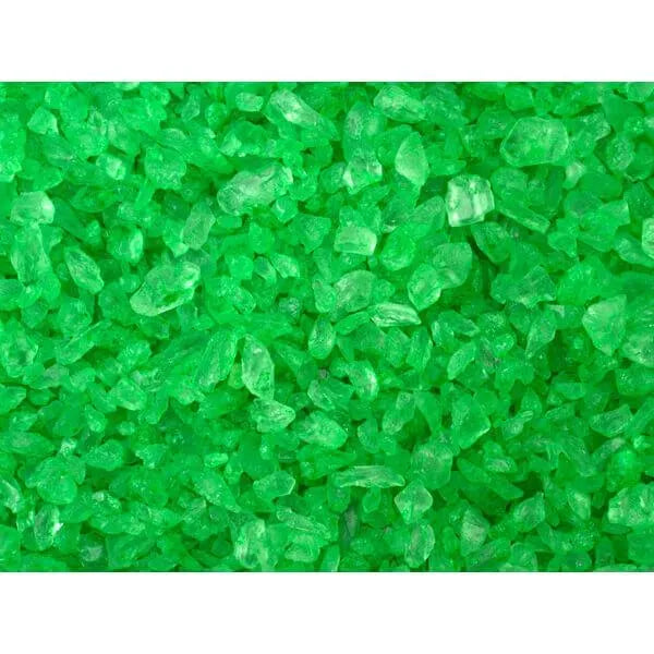 Rock Candy Crystals - Green: 5LB Box