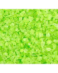 Rock Candy Crystals - Light Green: 5LB Box