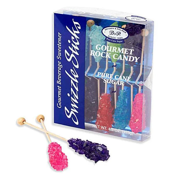 Rock Candy Swizzle Sticks 10-Packs - Assorted: 6-Piece Box