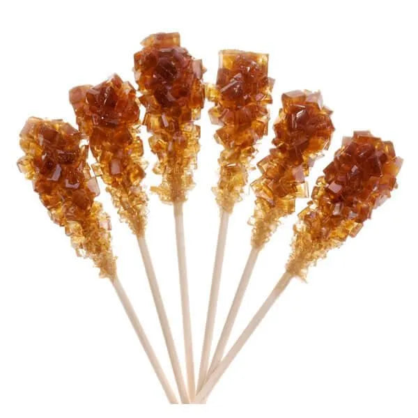 Rock Candy Swizzle Sticks - Amber: 72-Piece Box