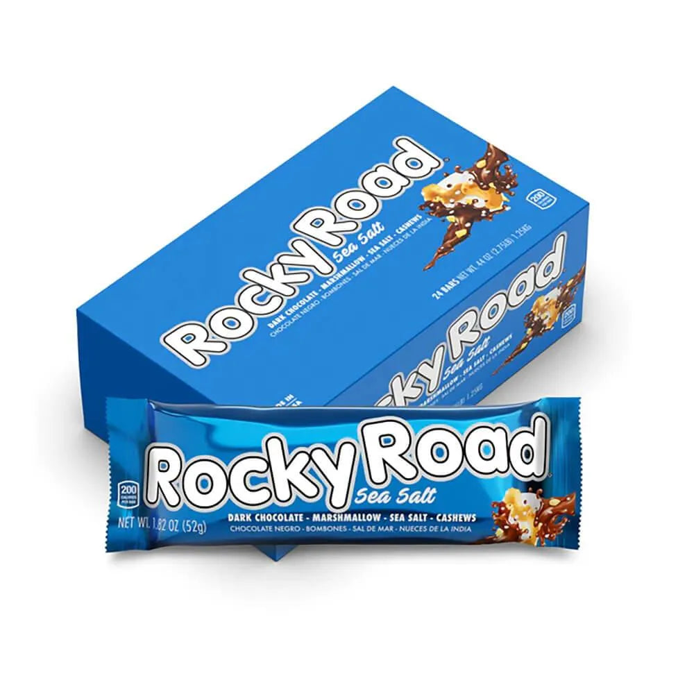 Rocky Road Sea Salt Candy Bars: 24-Piece Box