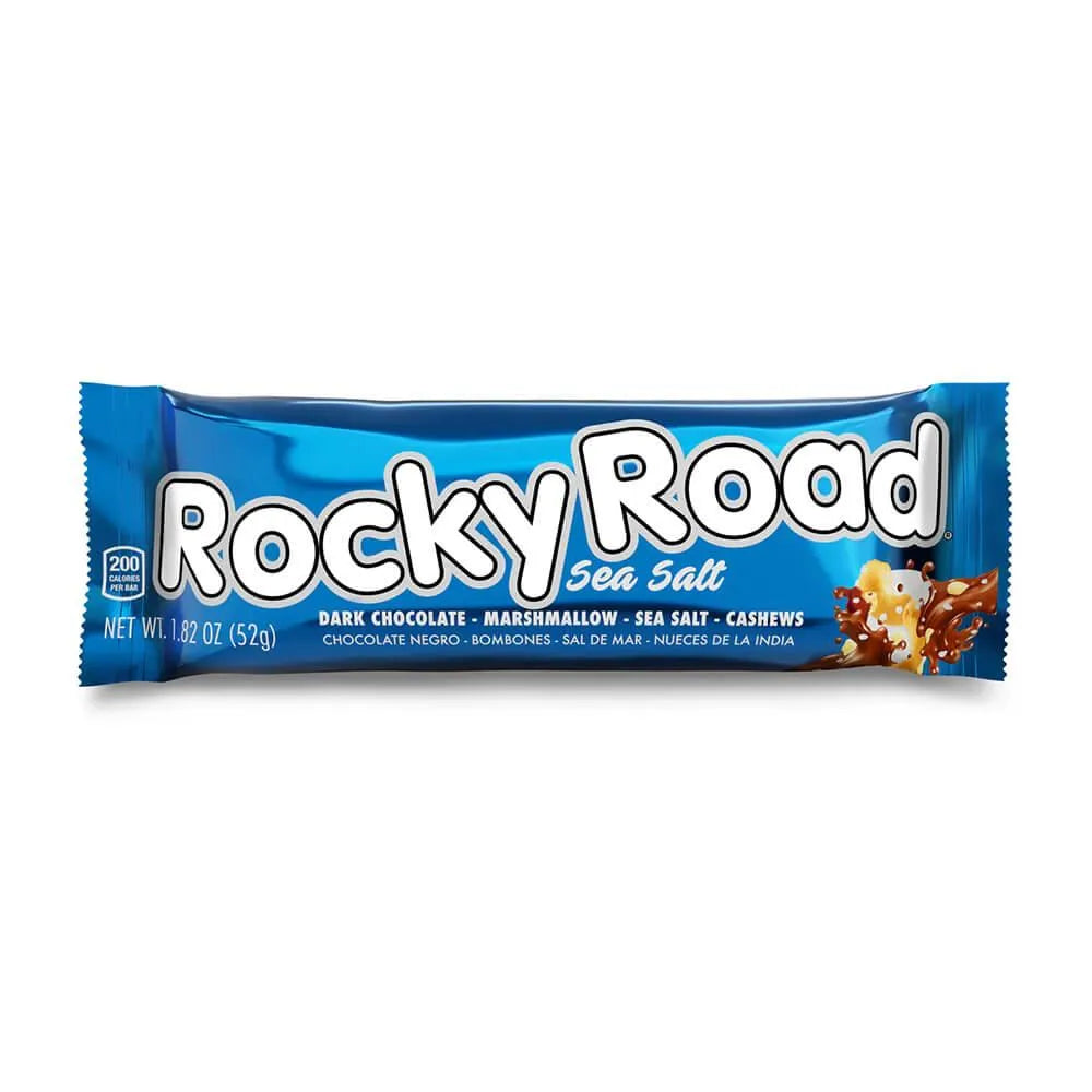 Rocky Road Sea Salt Candy Bars: 24-Piece Box