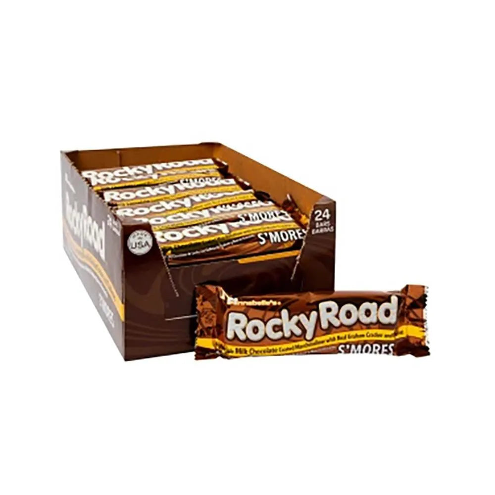 Rocky Road Smores Candy Bars: 24-Piece Box