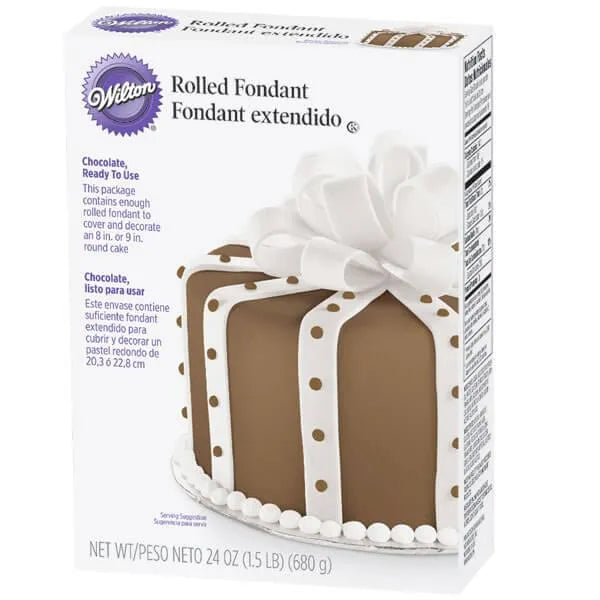 Rolled Fondant - Chocolate: 24-Ounce Package