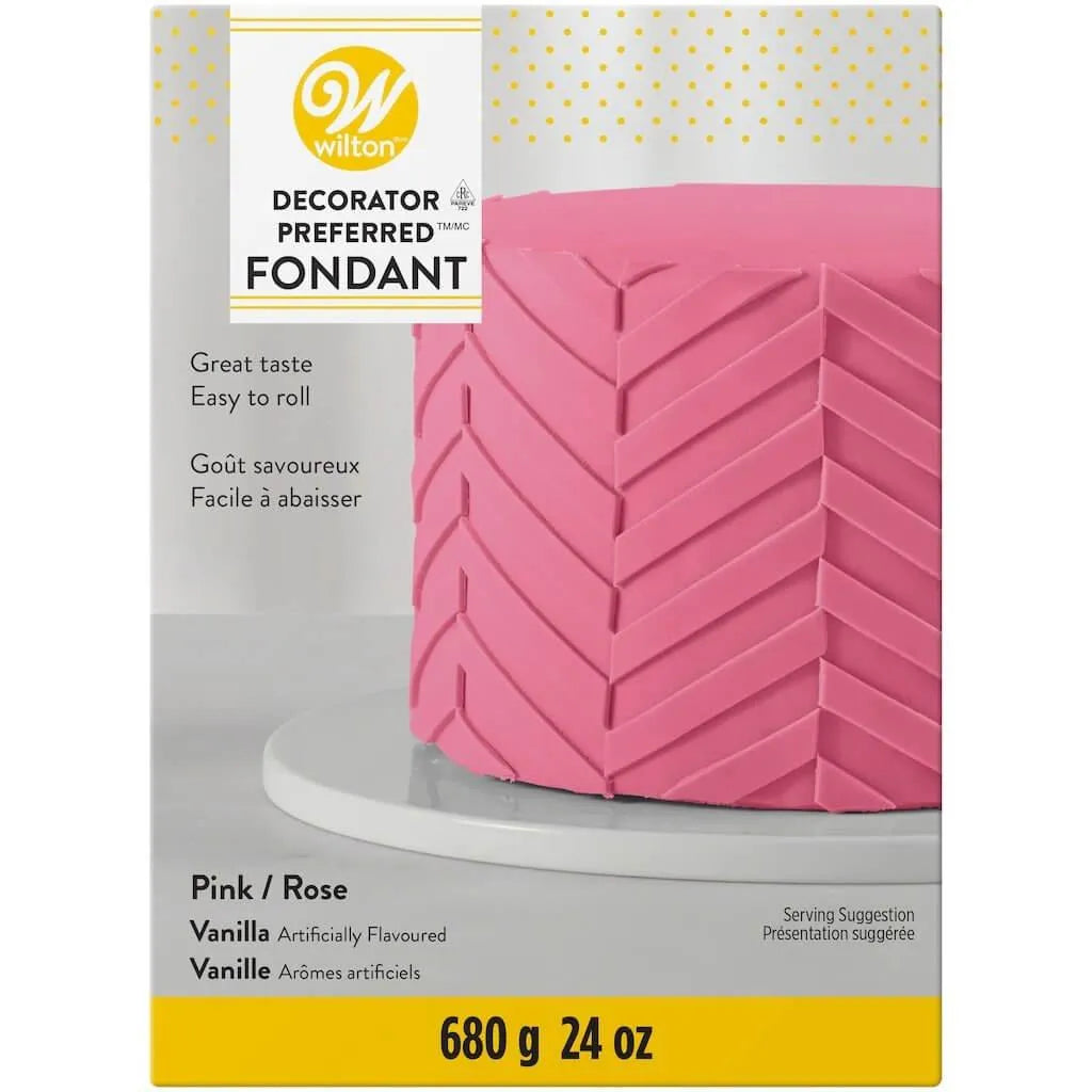 Rolled Fondant - Pink: 24-Ounce Package