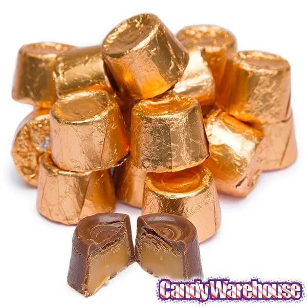 Rolo Bronze Foiled Candy: 4LB Bag