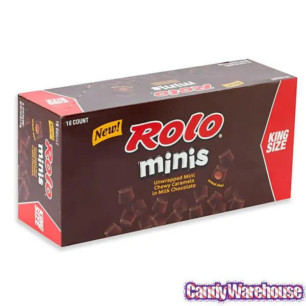 Rolo Minis Candy King Size Pouches: 16-Piece Box