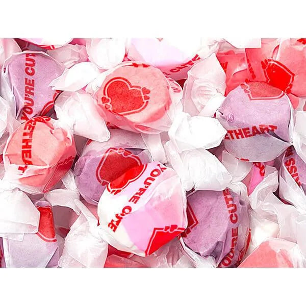 Romantic Sweet Talkin' Heart Taffy: 3LB Bag