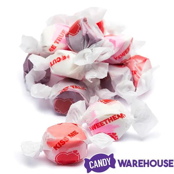 Romantic Sweet Talkin' Heart Taffy: 3LB Bag