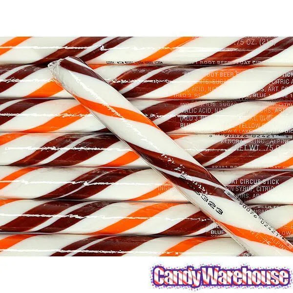 Root Beer Float Hard Candy Sticks: 100-Piece Box