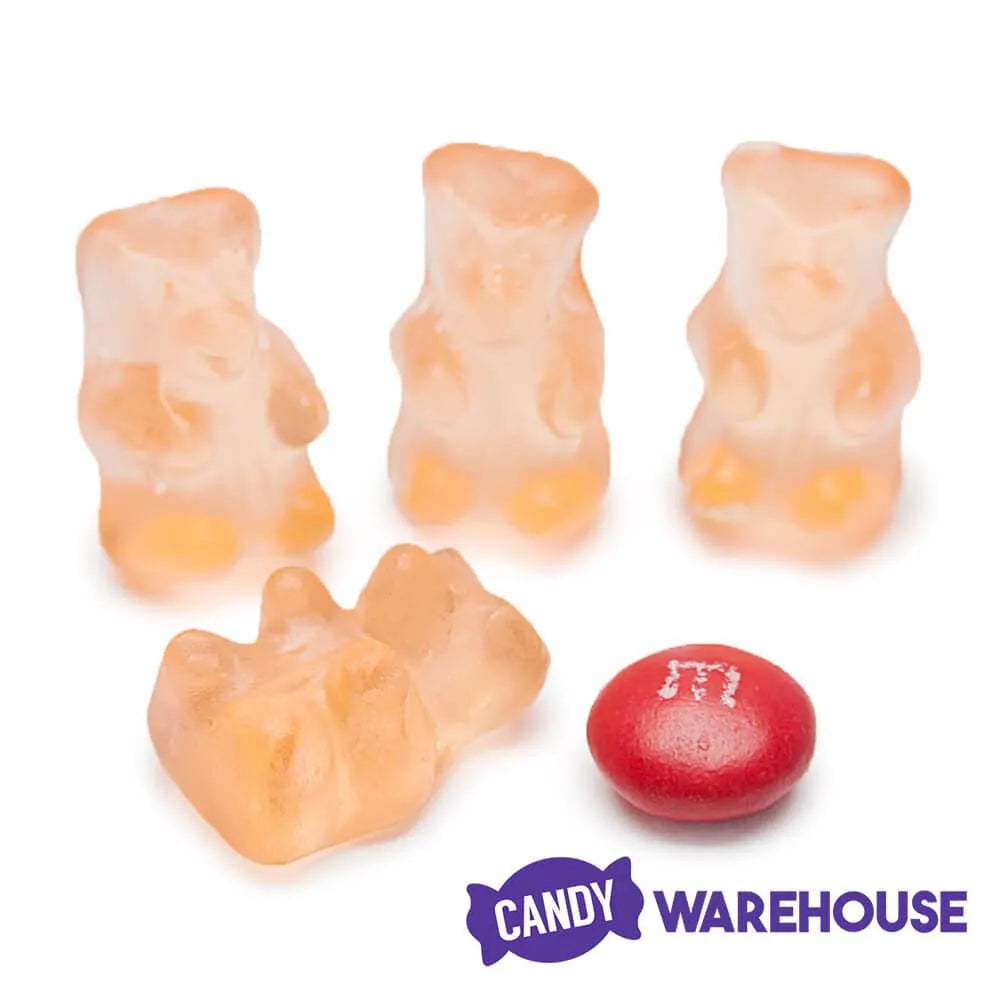 Rose Champagne Gummy Bears Candy: 3KG Bag