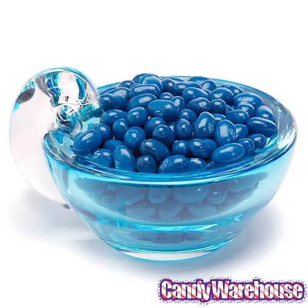 Round Crystal Candy Dish - Blue