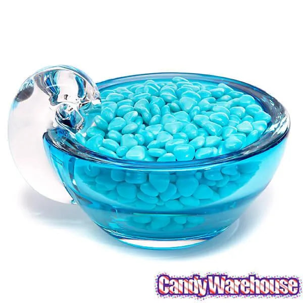 Round Crystal Candy Dish - Blue