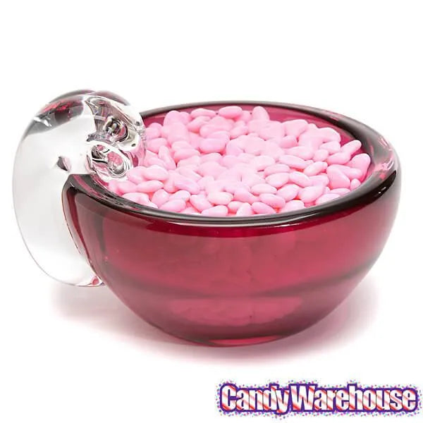 Round Crystal Candy Dish - Pink