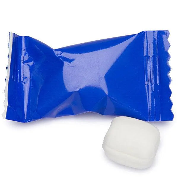 Royal Blue Wrapped Butter Mint Creams: 300-Piece Case