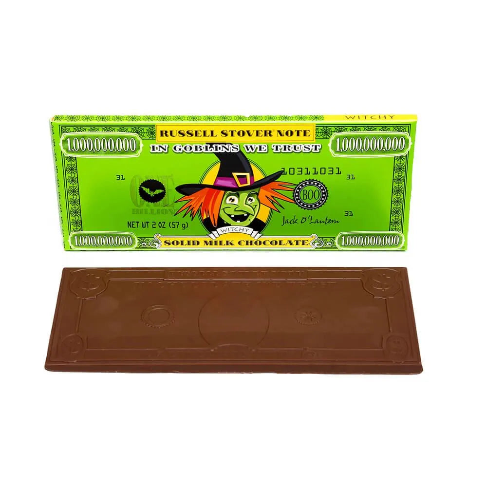 Russell Stover Monster Money Halloween Chocolate Bars: 24-Piece Box