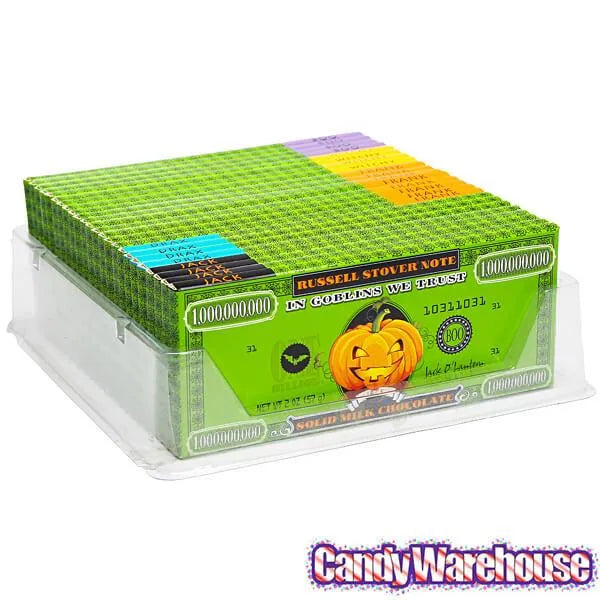 Russell Stover Monster Money Halloween Chocolate Bars: 24-Piece Box