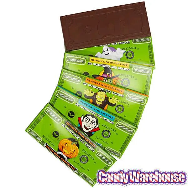 Russell Stover Monster Money Halloween Chocolate Bars: 24-Piece Box