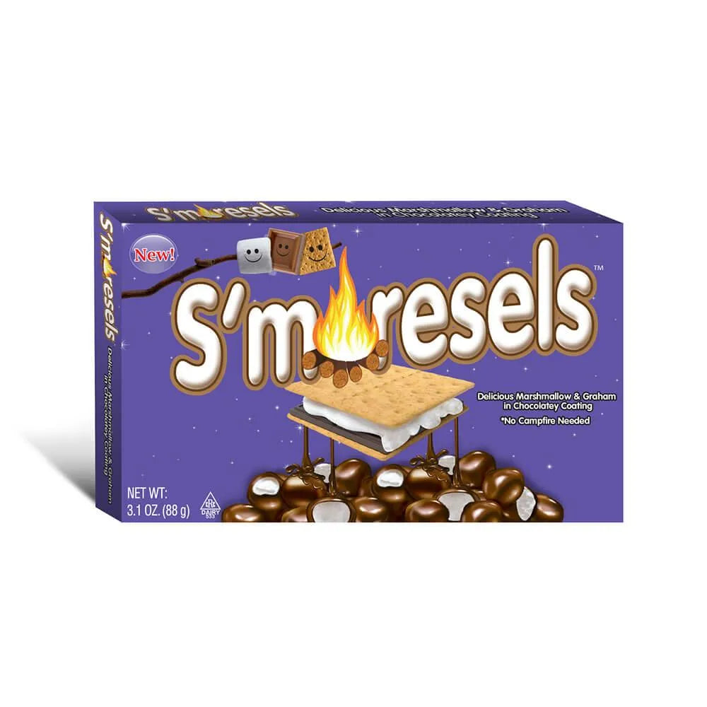 S'Moresels Candy Theater Size Packs: 12-Piece Box