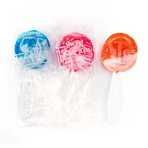 Saf-T-Pops Lollipops - Swirled: 25LB Case