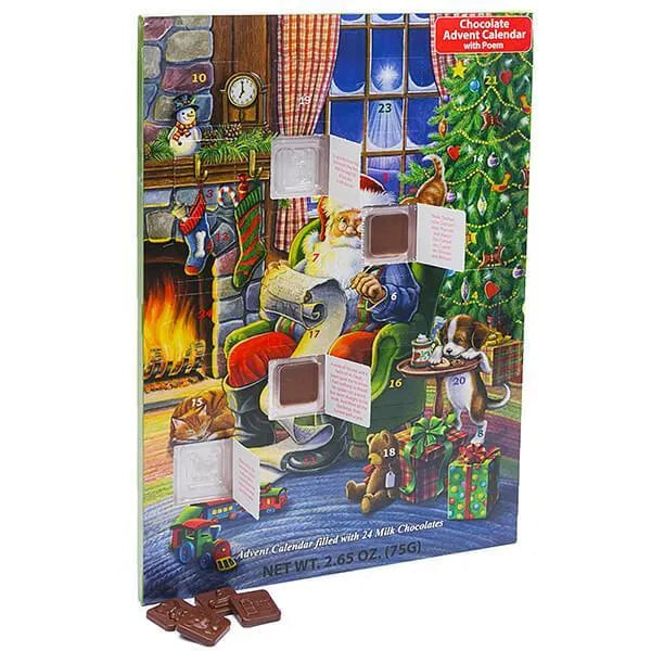 Santa's Naughty or Nice List Chocolate Advent Calendar