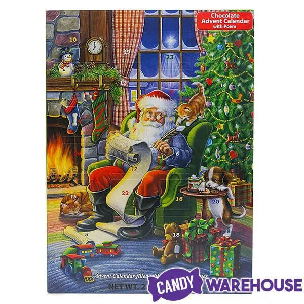 Santa's Naughty or Nice List Chocolate Advent Calendar