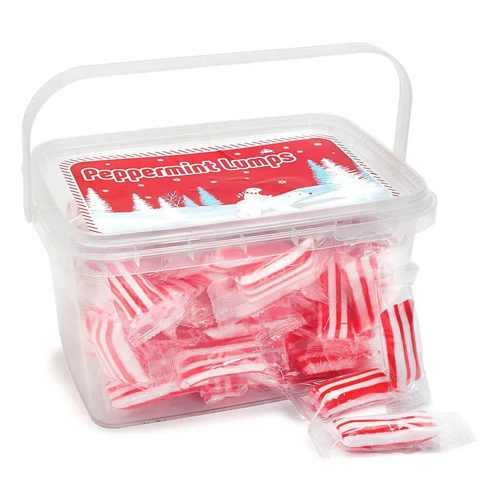 Sassy Peppermint Lumps Hard Candy: 80-Piece Tub