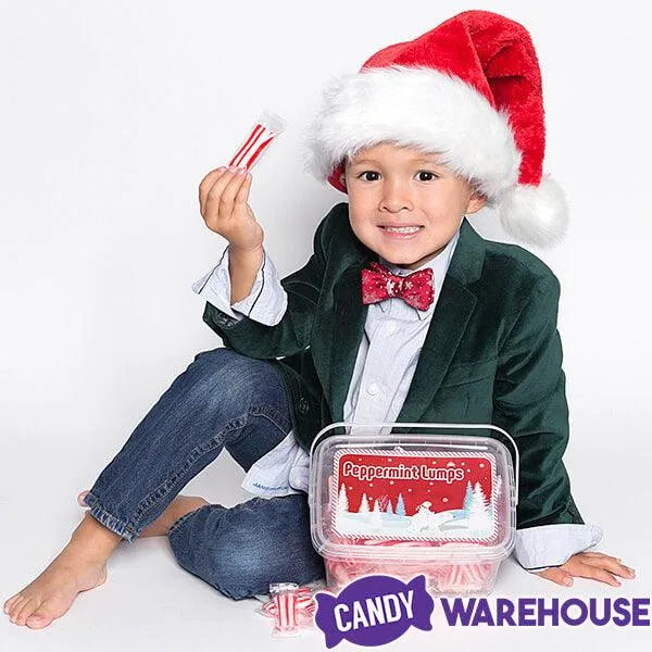 Sassy Peppermint Lumps Hard Candy: 80-Piece Tub