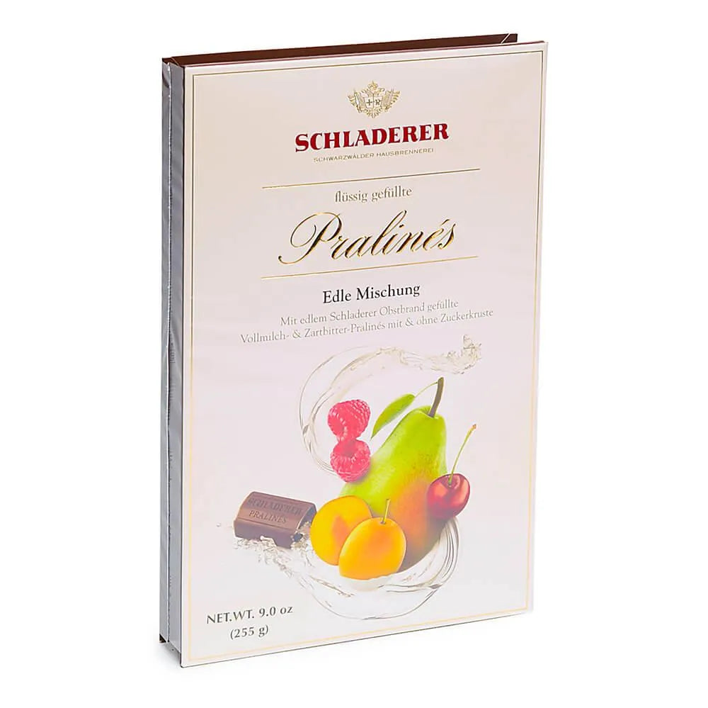 Schladerer Fruit Brandy Filled Chocolates Assortment: 9-Ounce Box