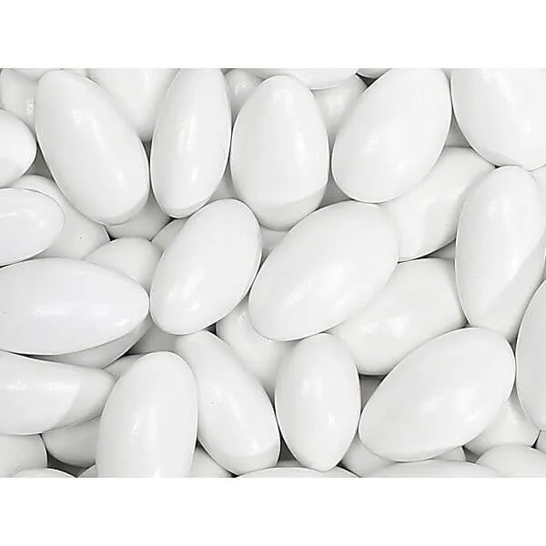 Sconza Jordan Almonds - White: 10LB Case