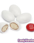 Sconza Jordan Almonds - White: 10LB Case