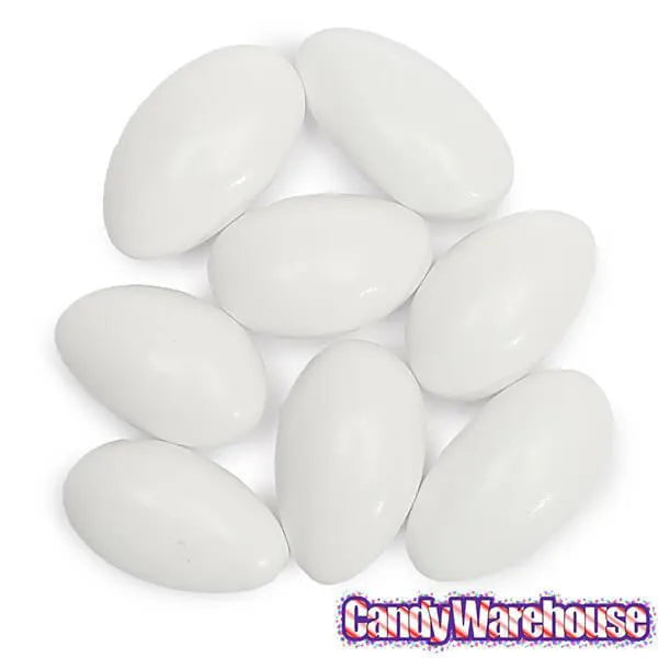 Sconza Jordan Almonds - White: 10LB Case