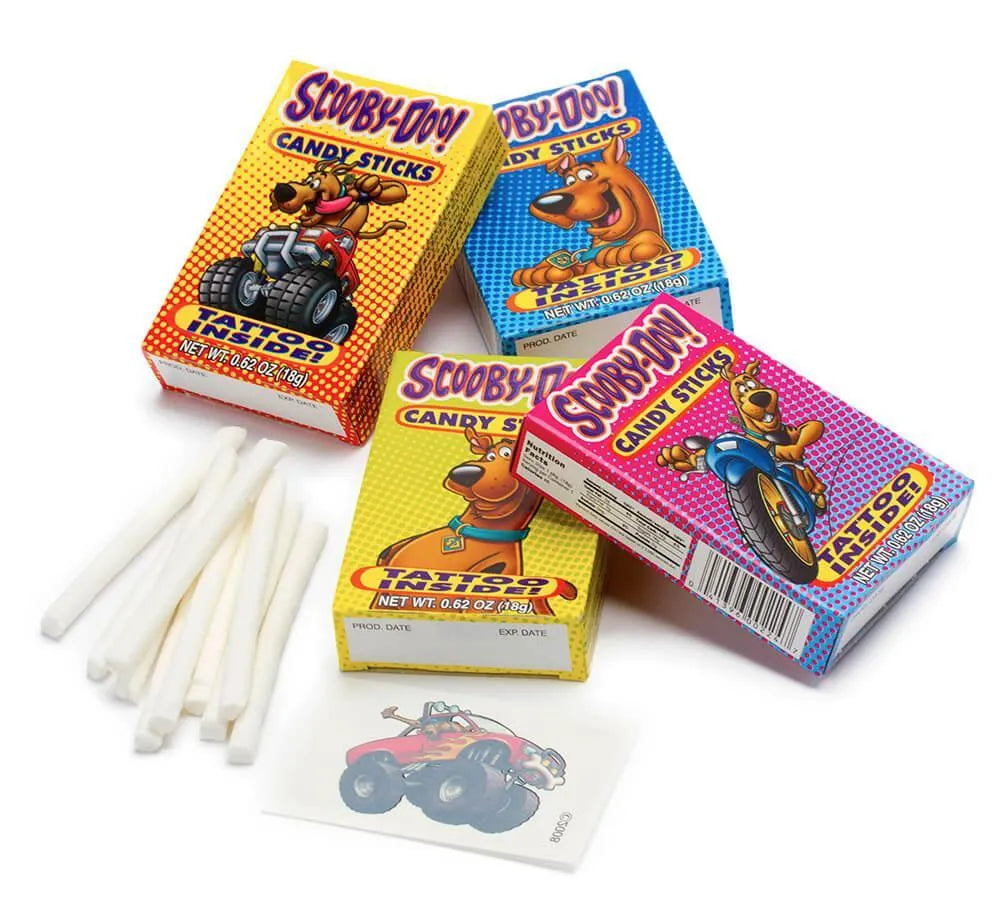 Scooby Doo Candy Sticks Packs: 30-Piece Box