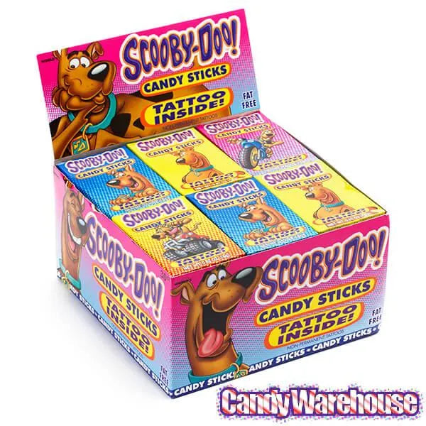 Scooby Doo Candy Sticks Packs: 30-Piece Box