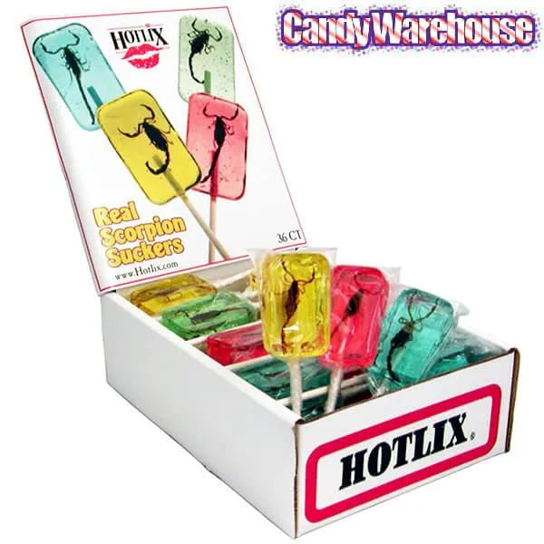 Scorpion Lollipops: 36-Piece Box