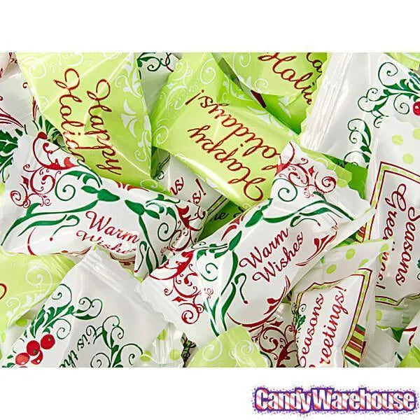 Seasons Greetings Christmas Buttermint Creams: 1000-Piece Case