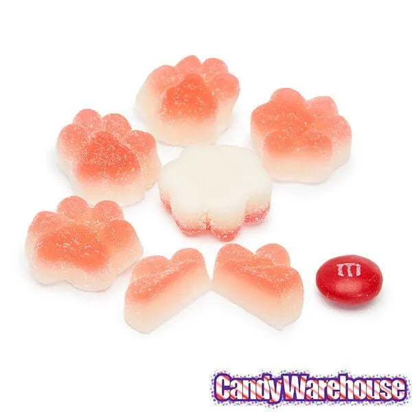 Senjaku Panda Paws Gummy Candy Packs - Peach: 6-Piece Box