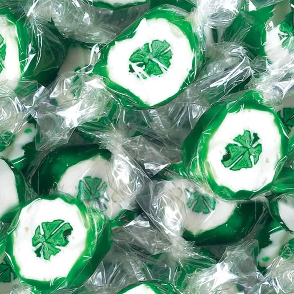 Shamrock Irish Creme Nougat Fluffs Taffy: 3LB Bag